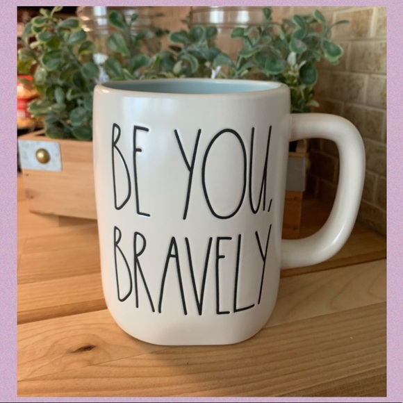 Rae Dunn Other - RAE DUNN BY MAGENTA “BE YOU BRAVELY” CERAMIC MUG